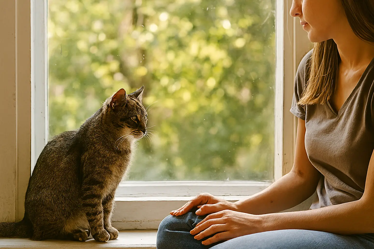 caresser un chat