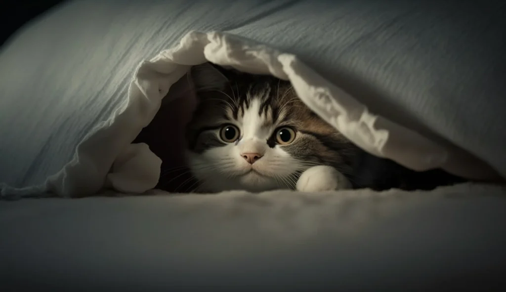 Chat qui miaule 