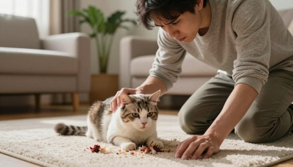 premiers gestes chat vomit premiers gestes chat vomit