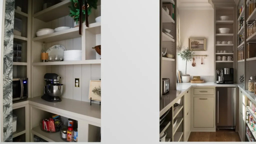 Le garde-manger fonctionnel et l'arrière-cuisine