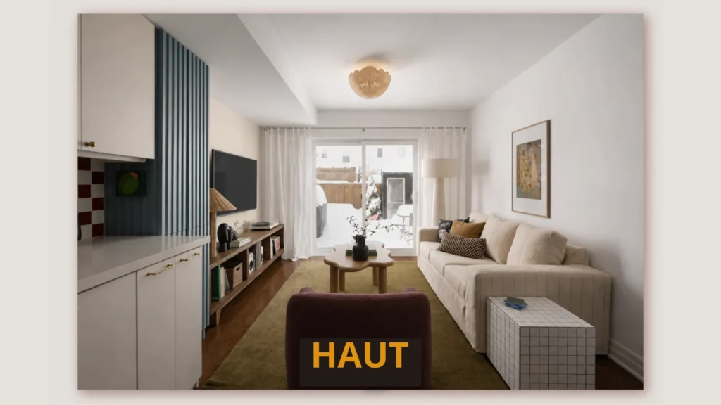 exploiter toute la hauteur du salon